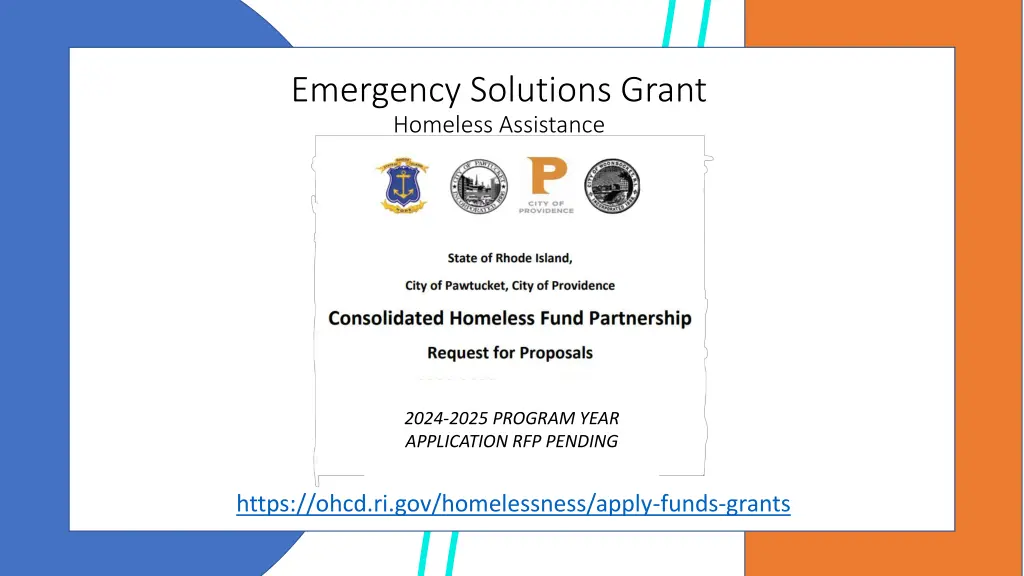 emergency solutions grant homeless assistance