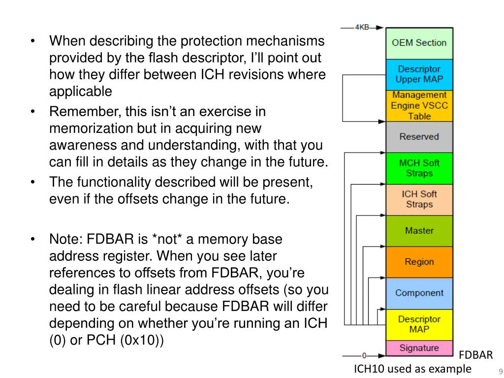 when describing the protection mechanisms