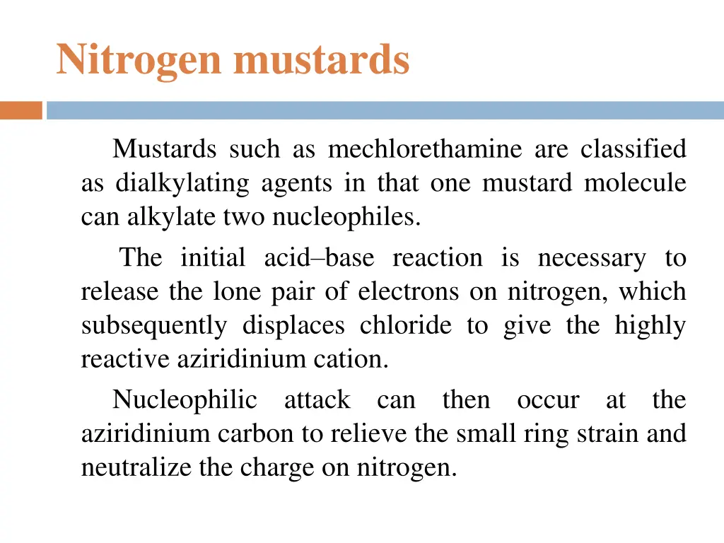 nitrogen mustards