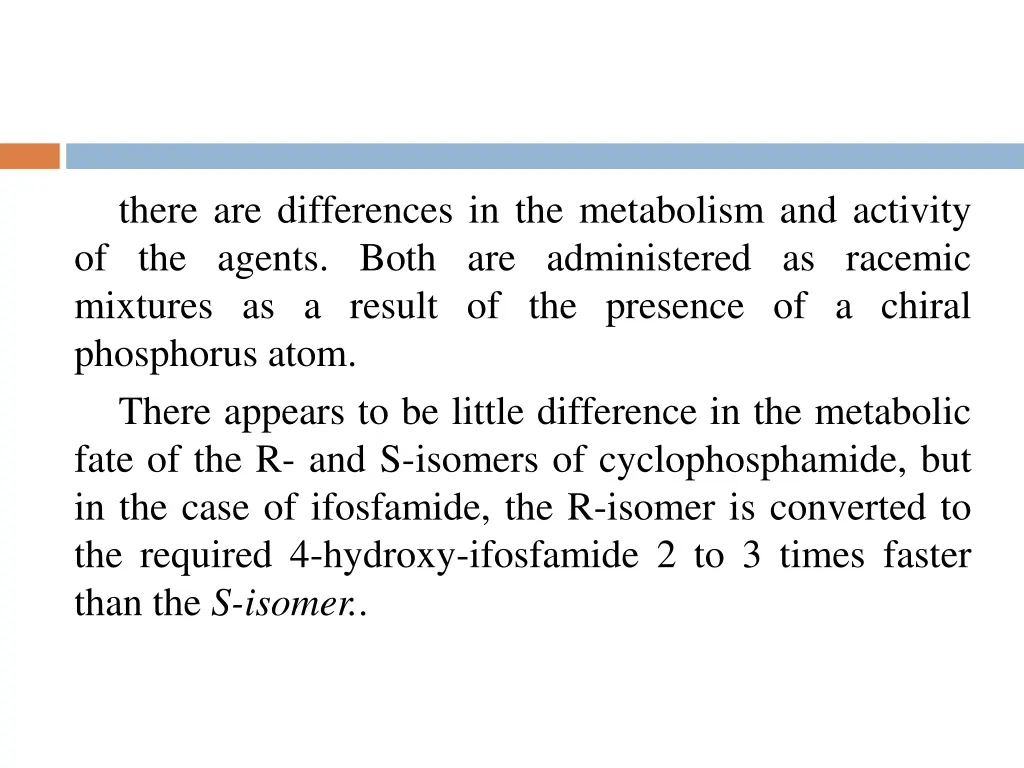 there are differences in the metabolism