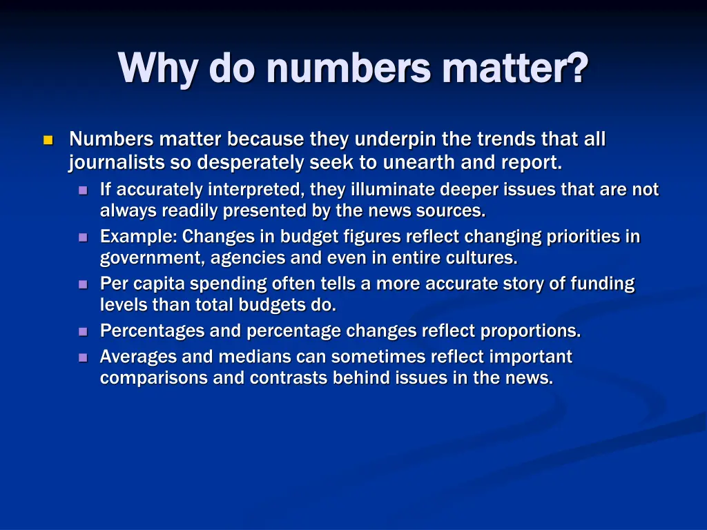 why do numbers matter why do numbers matter 4