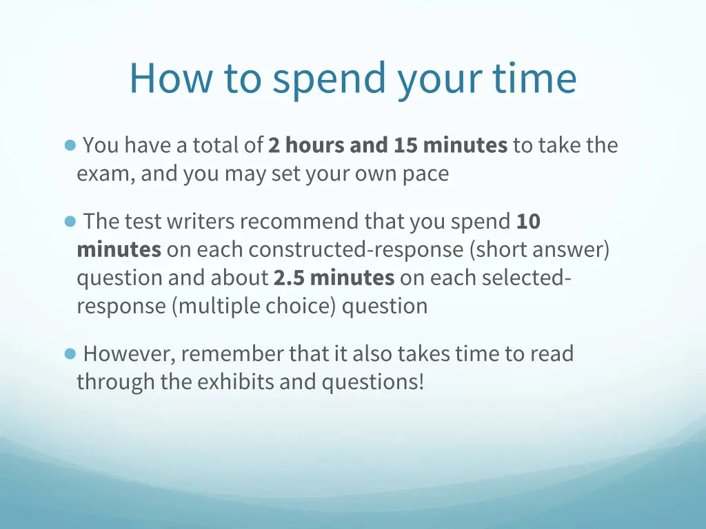 how to spend your time