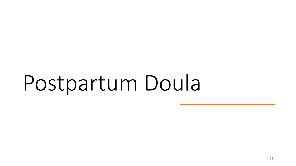 postpartum doula