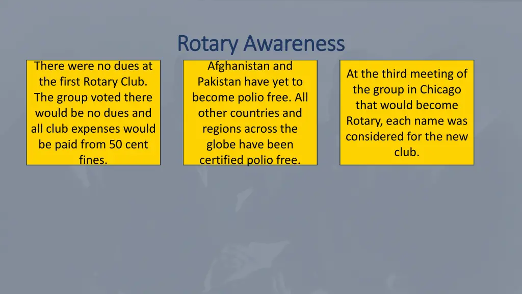 rotary awareness rotary awareness