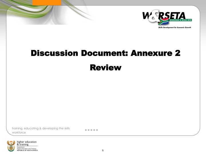 discussion document annexure 2 discussion