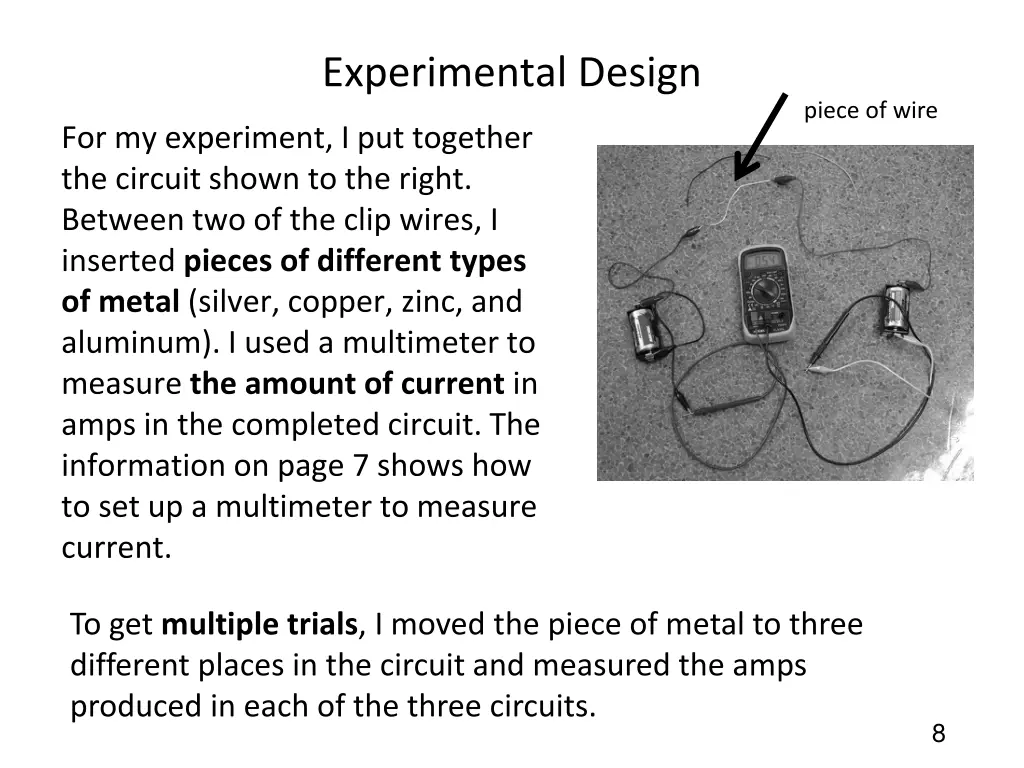 experimental design