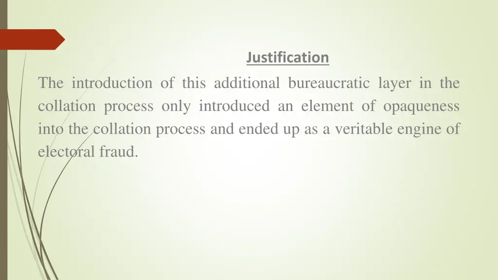 justification 8