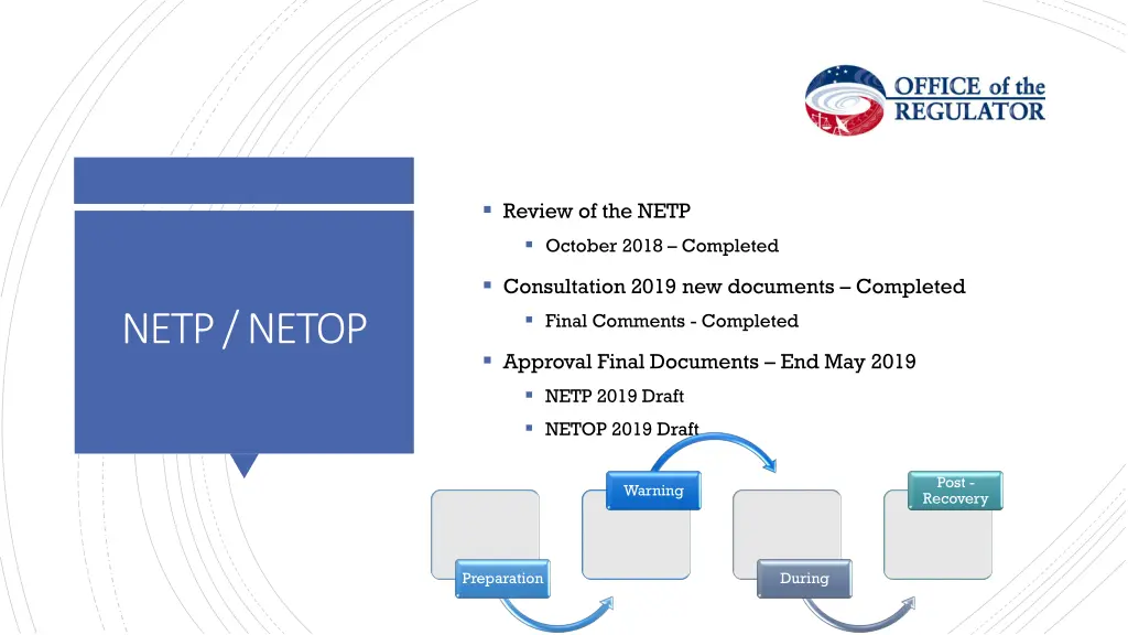 review of the netp october 2018 completed