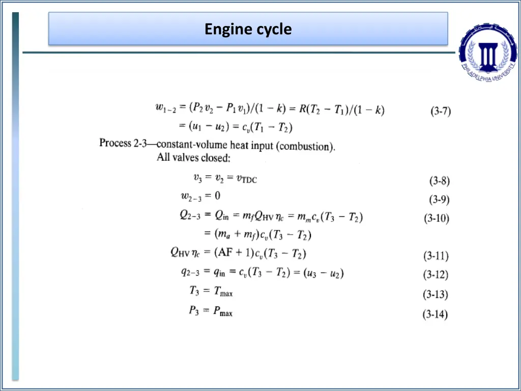 engine cycle 14