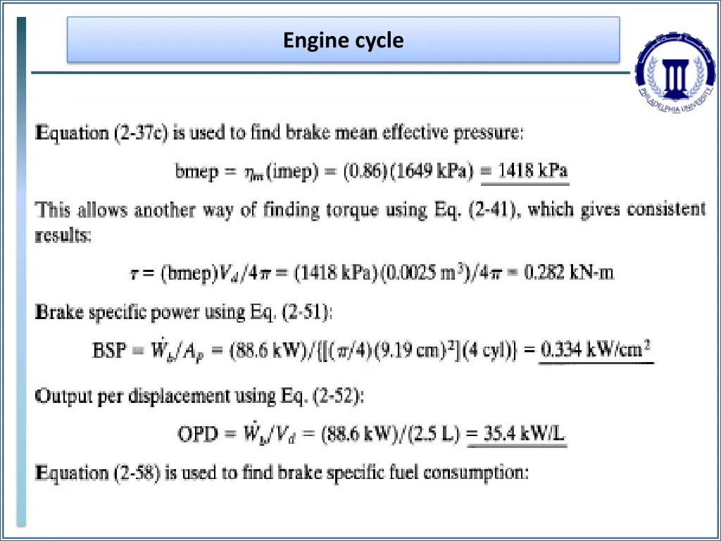 engine cycle 27