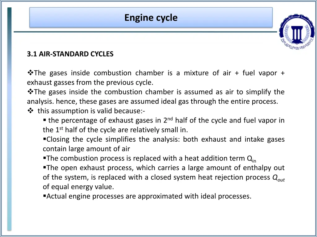 engine cycle