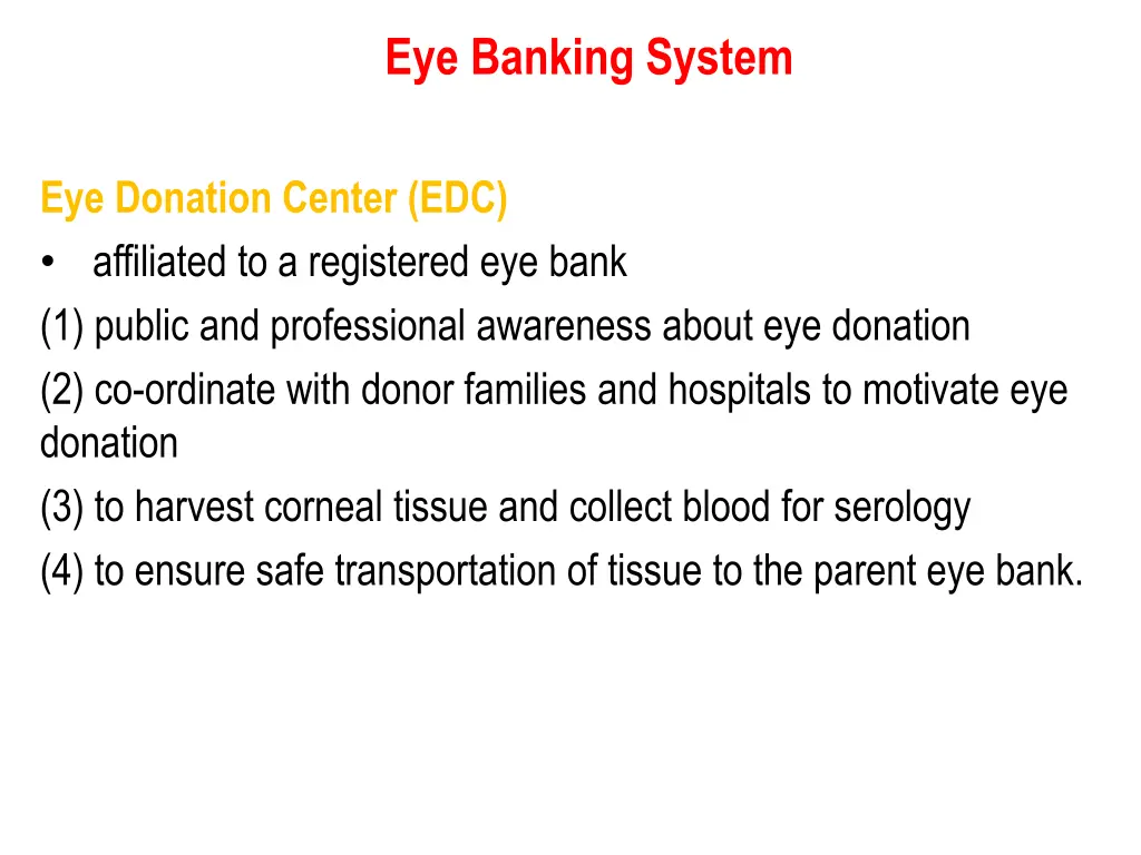 eye banking system 1