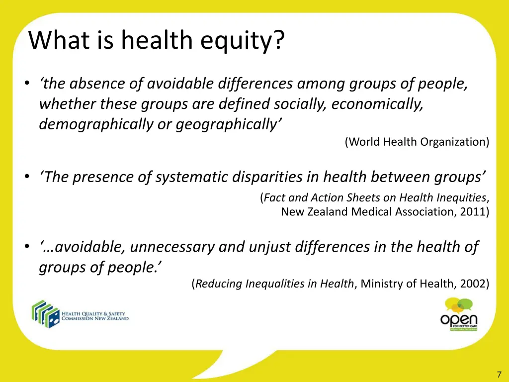 what is health equity