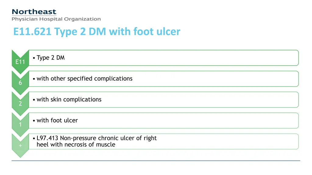 e11 621 type 2 dm with foot ulcer 1