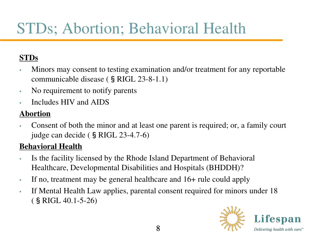 stds abortion behavioral health