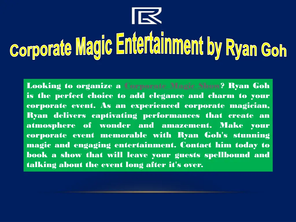 corporate magic entertainment by ryan 3