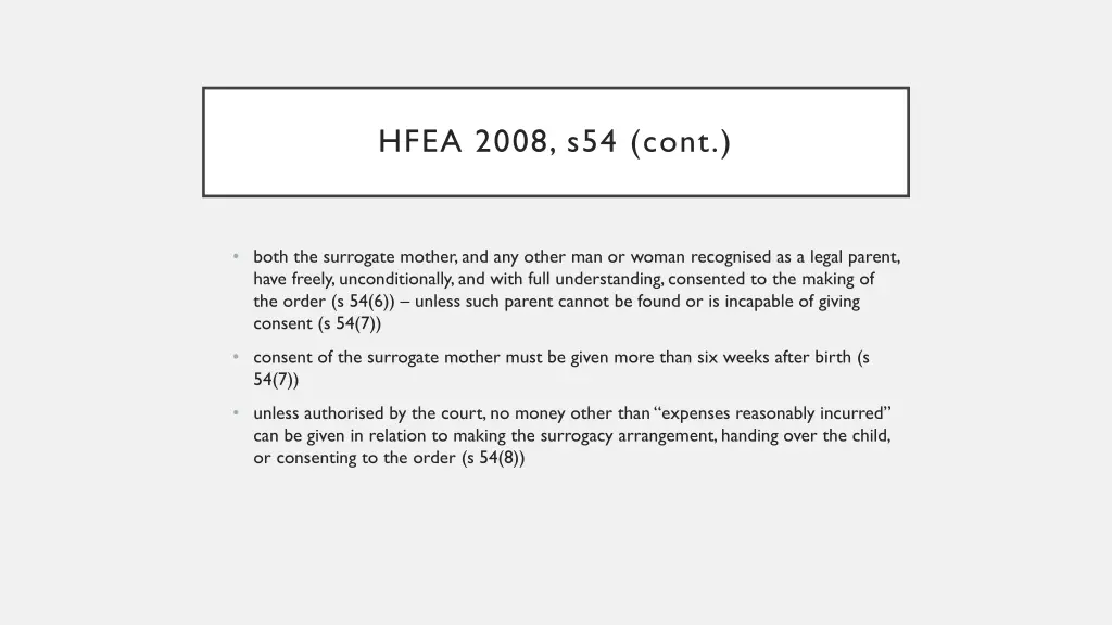 hfea 2008 s54 cont