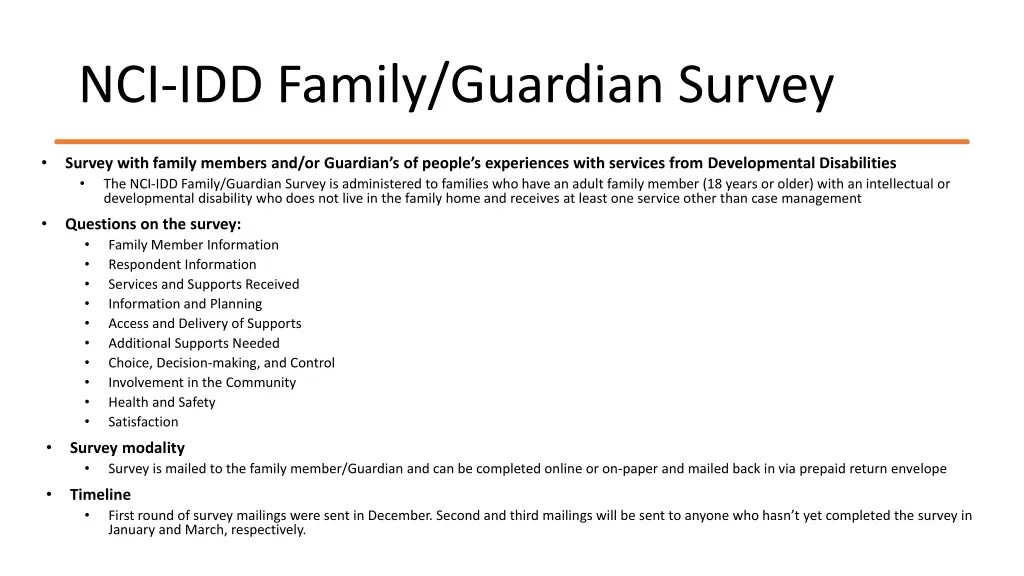 nci idd family guardian survey