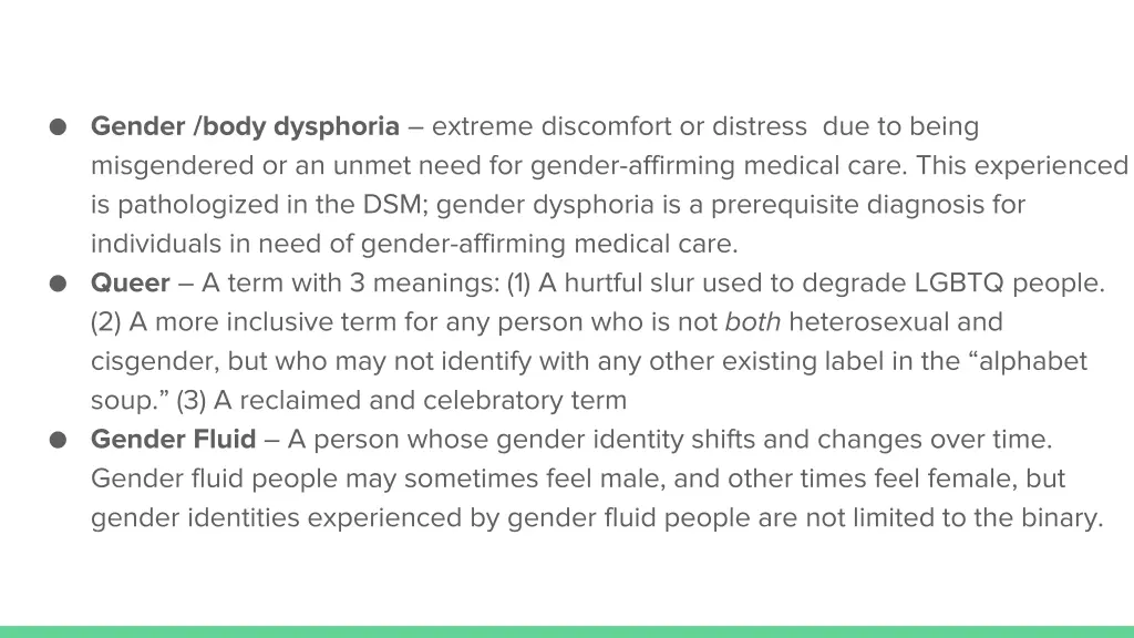 gender body dysphoria extreme discomfort