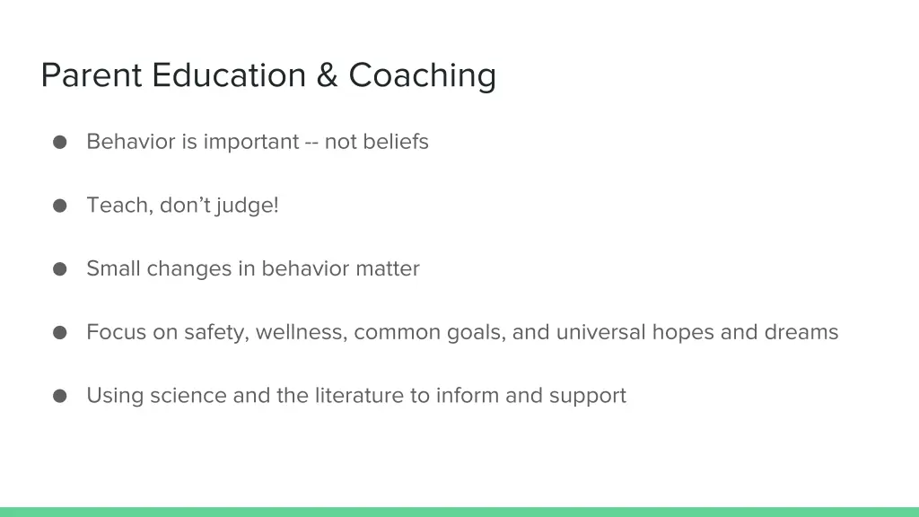 parent education coaching