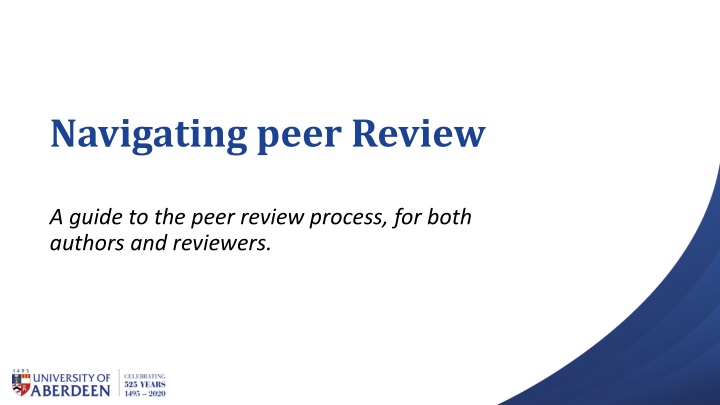 navigating peer review