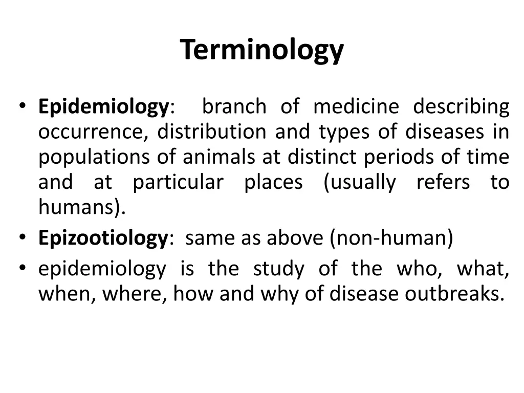 terminology