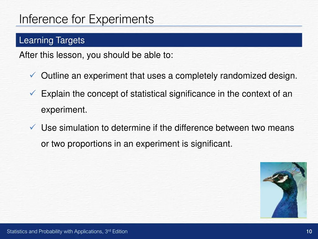 inference for experiments 6