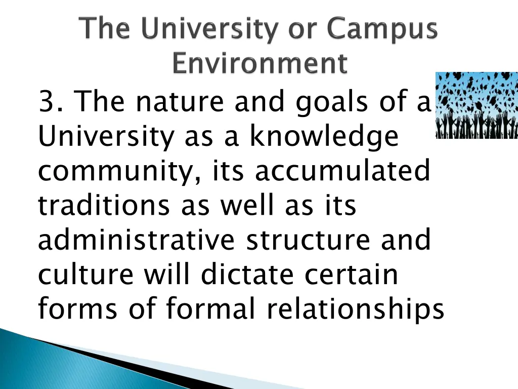 3 the nature and goals of a university