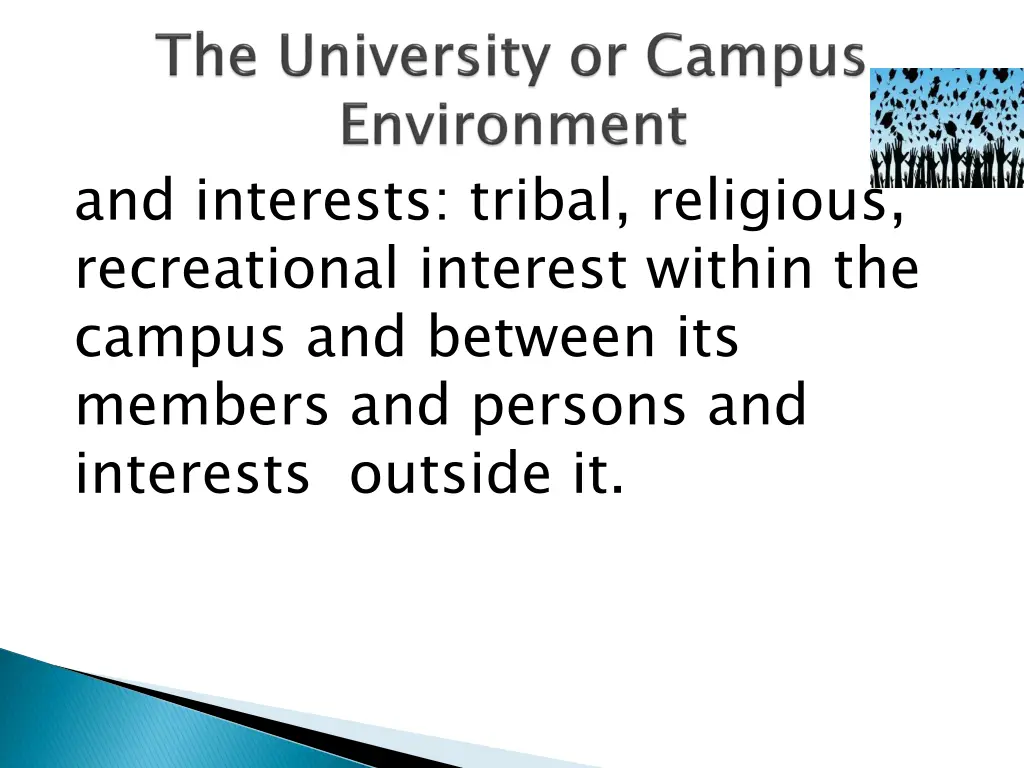 and interests tribal religious recreational