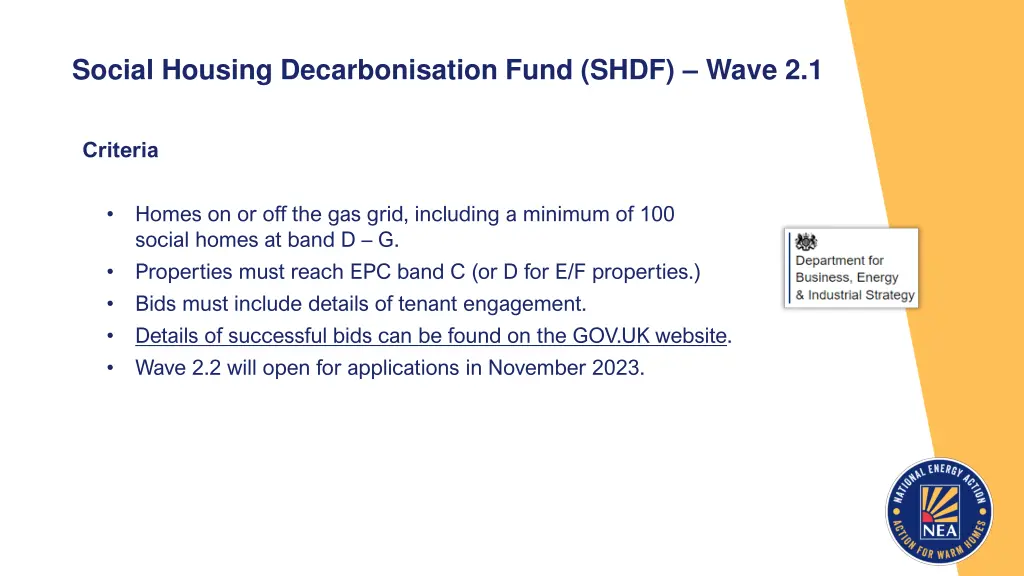 social housing decarbonisation fund shdf wave 2 1