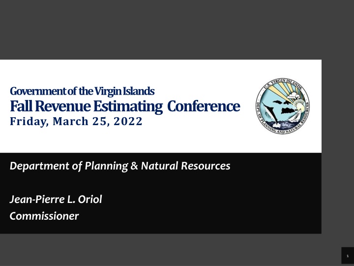 government ofthe virgin islands fall revenue