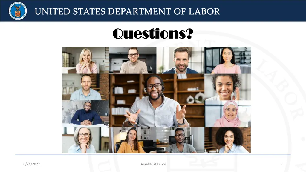 united states department of labor united states 7