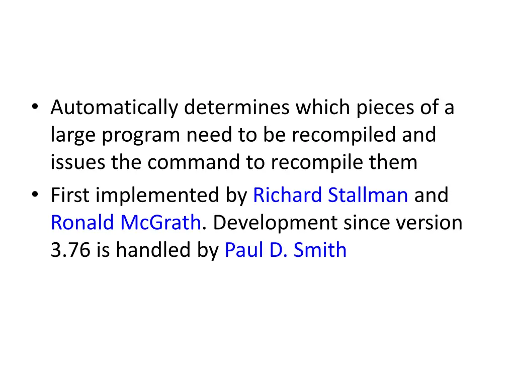 automatically determines which pieces of a large