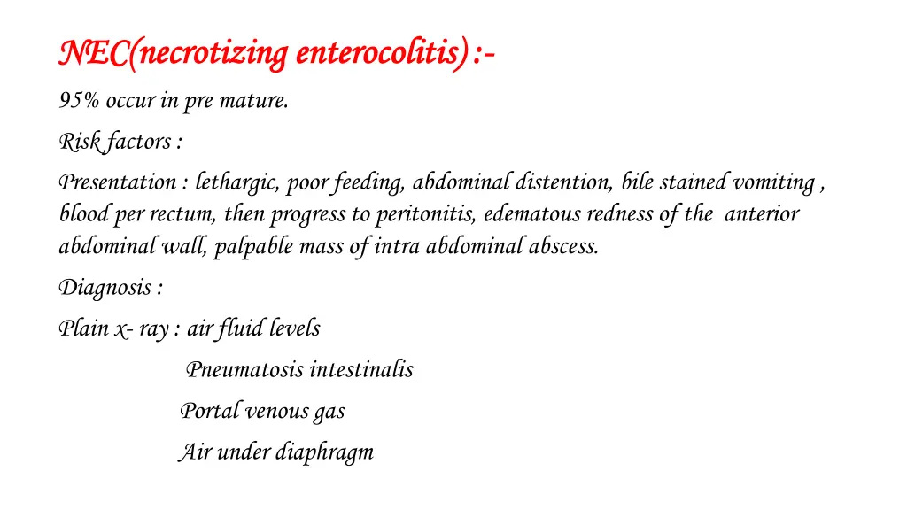 nec necrotizing nec necrotizing enterocolitis