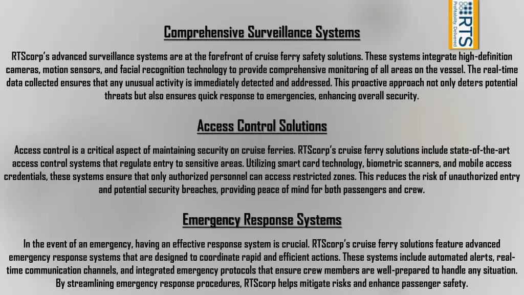 comprehensive surveillance systems