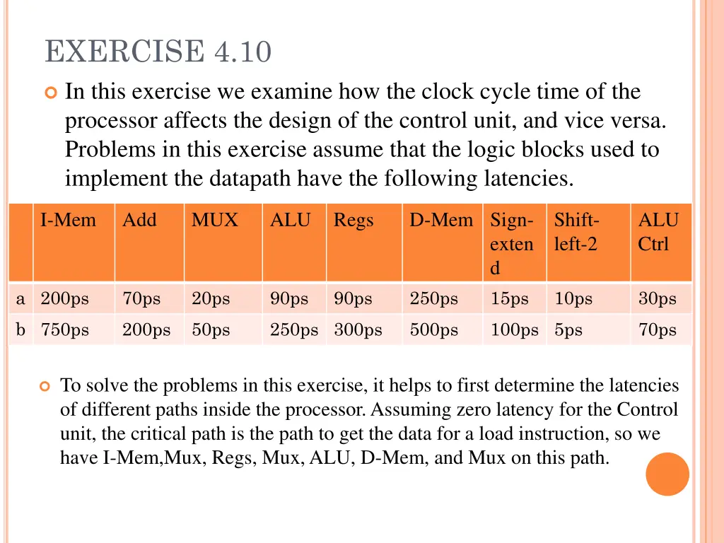 exercise 4 10 in this exercise we examine