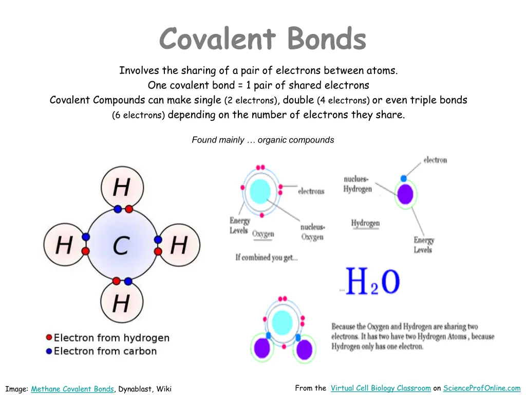 covalent bonds