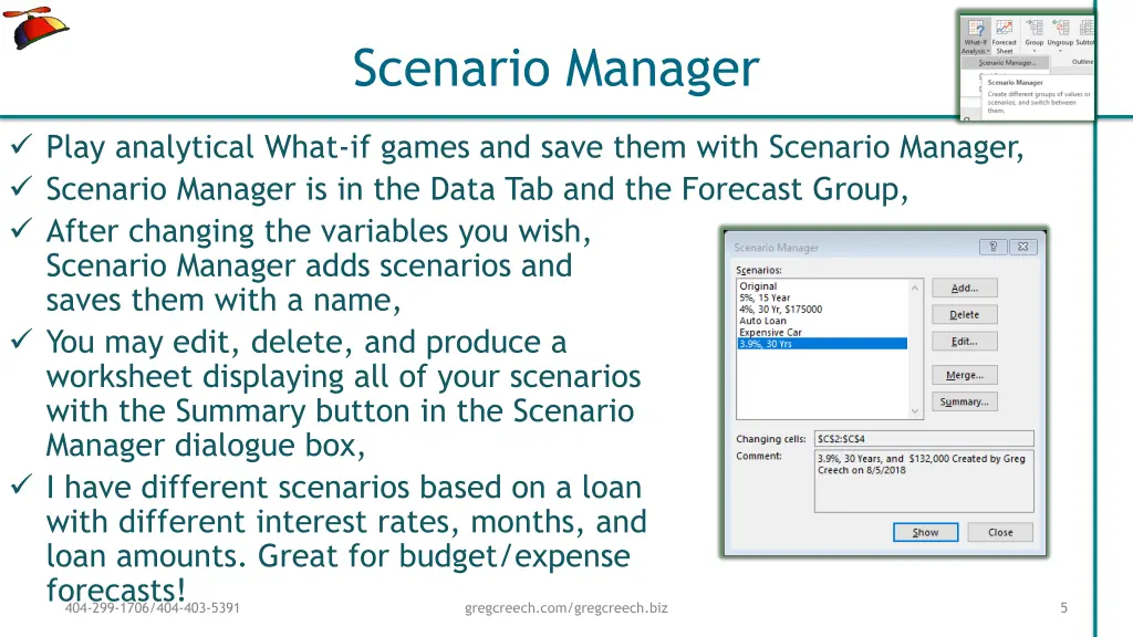 scenario manager