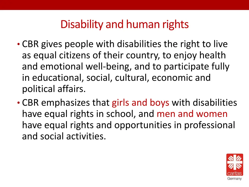 disability and human rights