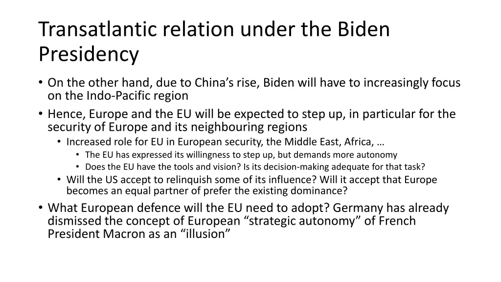 transatlantic relation under the biden presidency 1