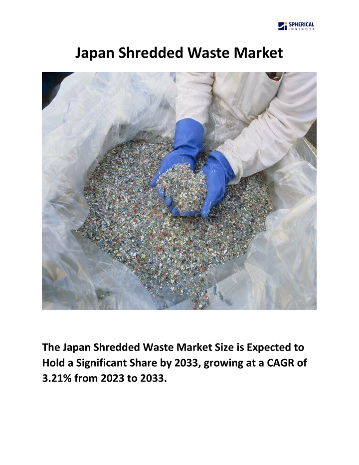 japan shredded waste market
