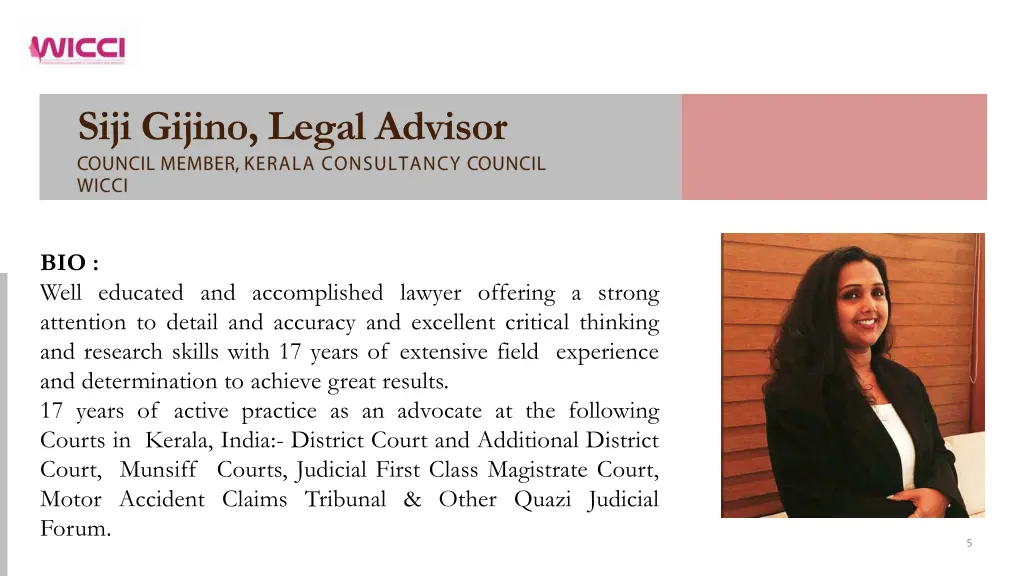 siji gijino legal advisor