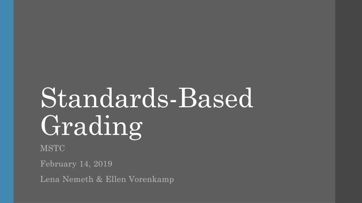 standards based grading mstc