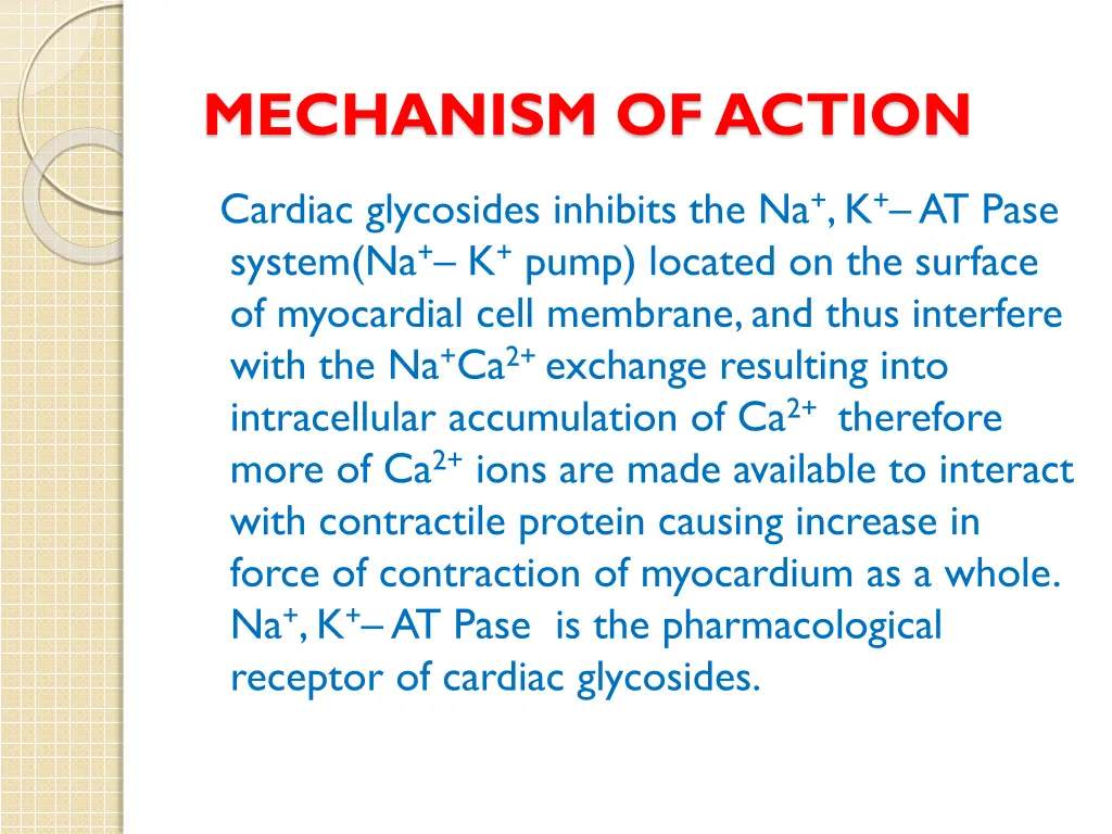 mechanism of action