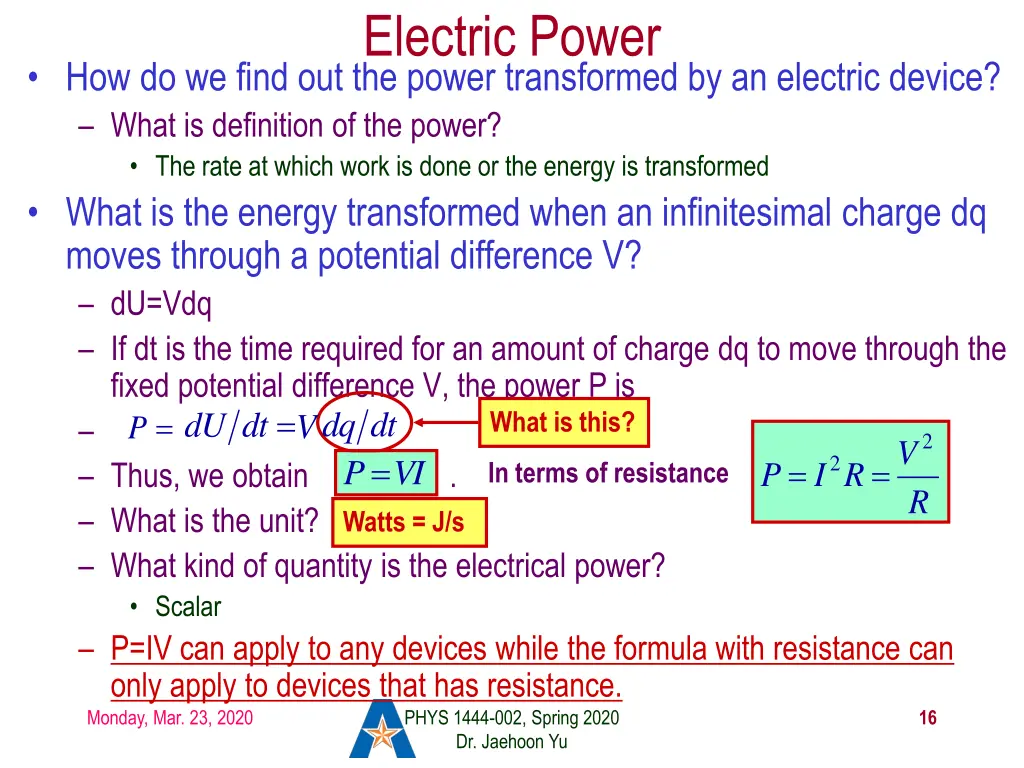 electric power 1