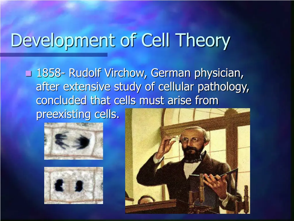 development of cell theory 1