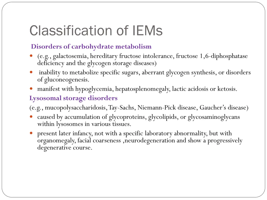 classification of iems 1