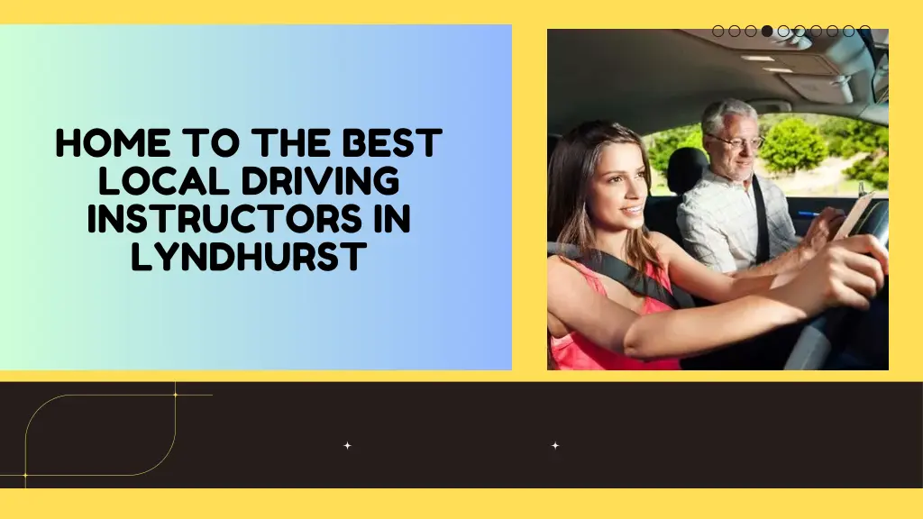 home to the best local driving instructors