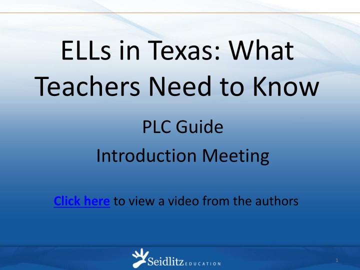 ells in texas what teachers need to know