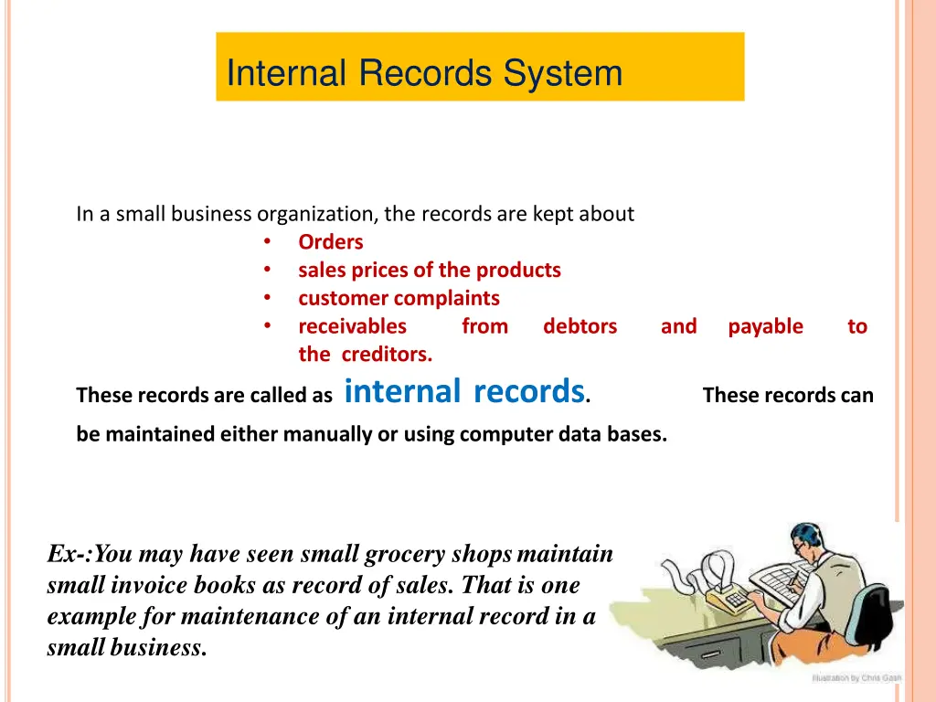 internal records system